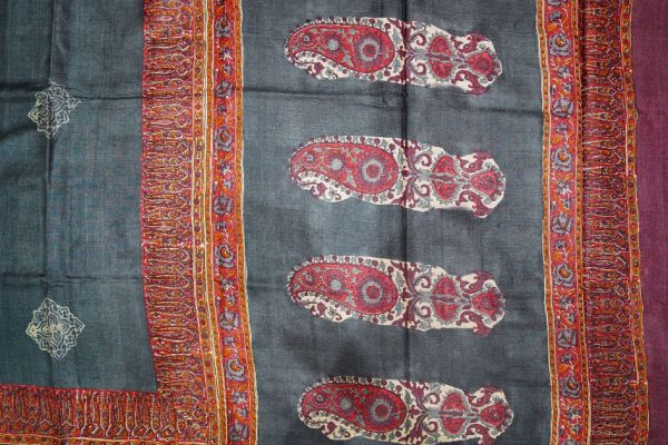 Pure Tussar Silk in Dark Gray