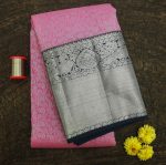 The Singaram Kanchipuram Pink Silk Saree