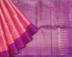 Handloom Pure Soft Silk Saree in Dual Blush Pink