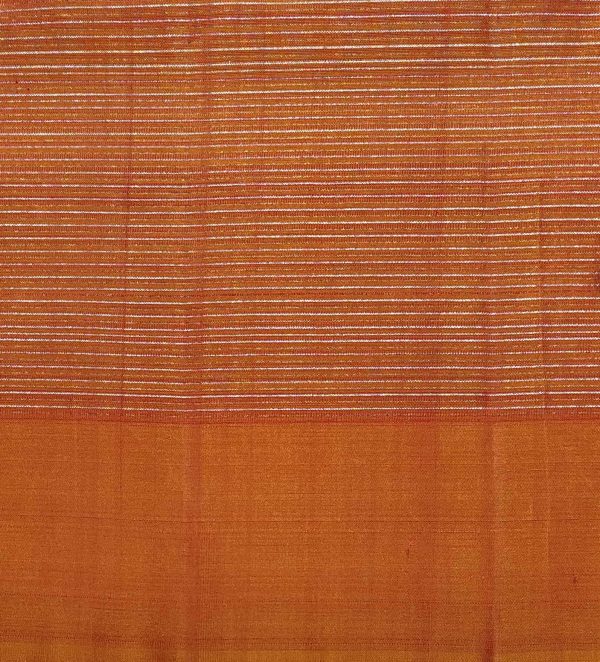 Handloom Red Pure Soft Silk Saree with Vairaoosi Patterns