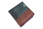 Pure Tussar Silk in Dark Gray