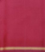 Pure Handloom Silk Saree in Dark Coral Pink with Golden Zari Peacock Motifs