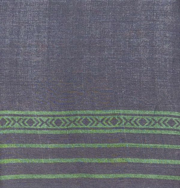 Pure Tussar Silk Saree with Rose Digital Prints