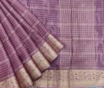 Korean Silk Saree in Onion Pink