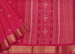 Rani Pink Semi Dola Silk Saree with Zari Prints