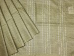 Bhagalpur Cotton Saree in Pastel Green Shades