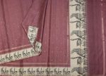 Megan Silk Saree in Mauve Shades