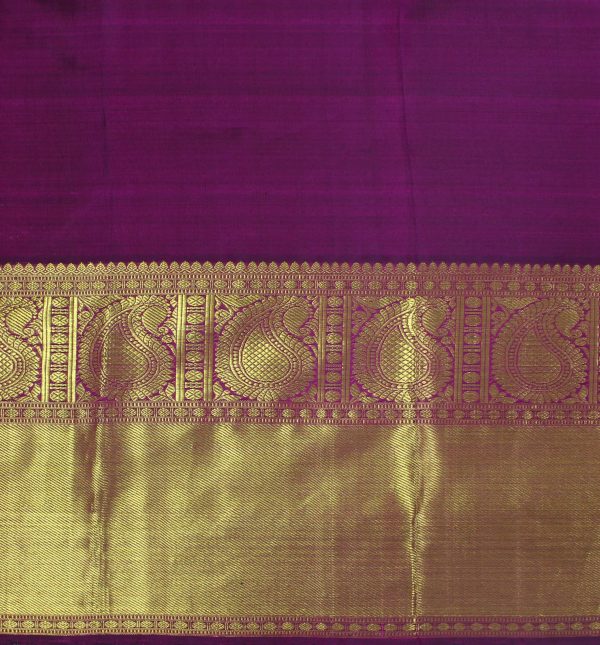 Dark Wine Shades Kanchivaram Saree