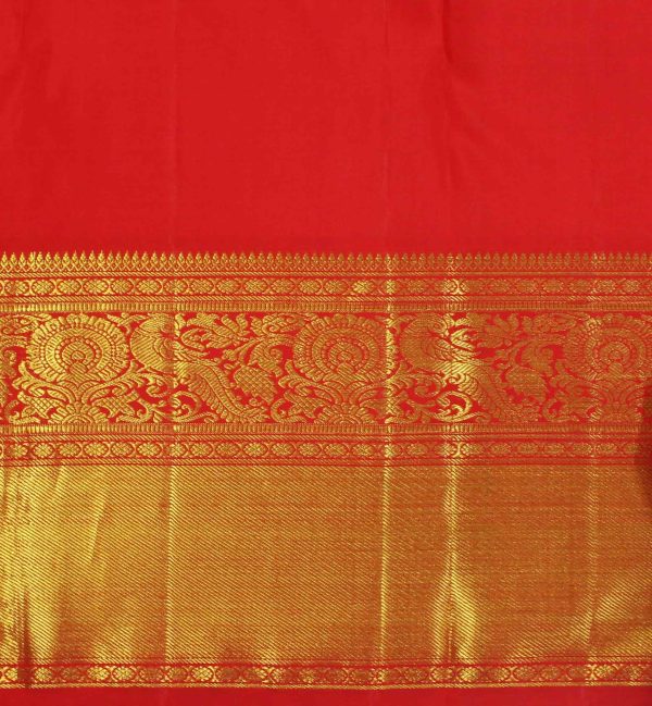 Kanchivaram Bridal Saree in Red Shades
