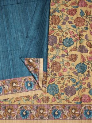 Semi-Tussar-Saree-in-Blue-Shades-2-scaled-1.jpg