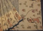 Kota Fancy Saree in Beige with Geometric and Folk Art Prints