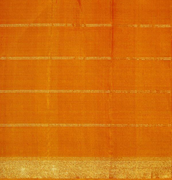 Red Soft Silk Saree with Checks
