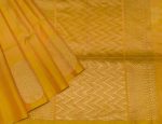 Handloom Soft Silk Saree Dual Yellow Shades