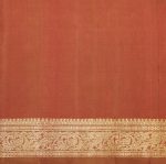 Reddish Pink Soft Silk Saree Retta Pet Border