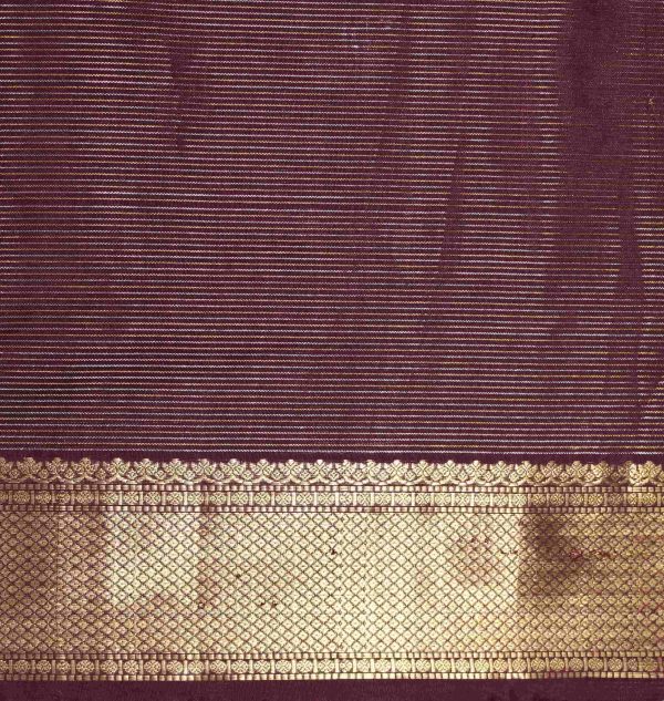 Handloom Soft Silk Saree Rust Orange