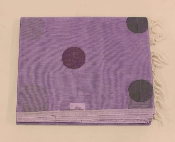 Handloom Kovai Cotton Saree Lavender