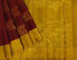 Pavithram Soft Silk Saree in Deep Maroon Shades