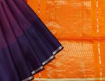Magenta Pink Soft Silk Saree with Mini Checks