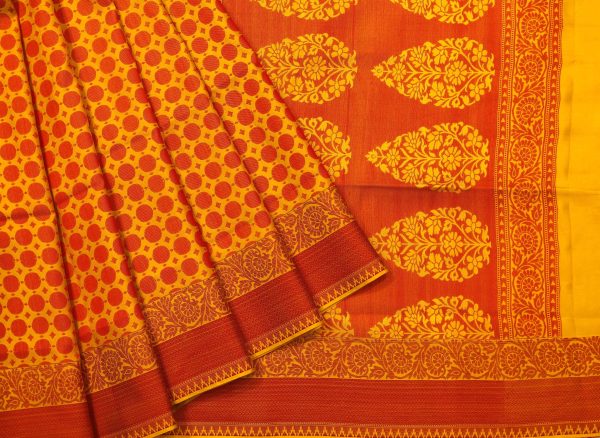 Handloom Soft Silk Saree with Threadwork