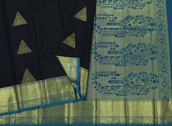 Dark Blue Soft Silk Saree