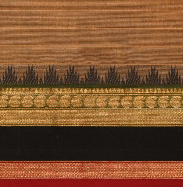 Kanchi Chettinad Cotton Saree Retta Pet Border