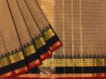 Kanchi Chettinad Cotton Saree Retta Pet Border
