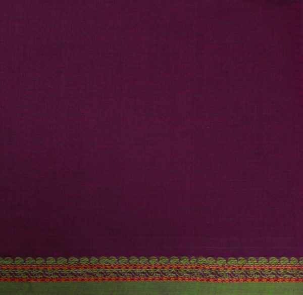 Handloom Pure Kovai Cotton Saree Purple