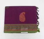 Handloom Pure Kovai Cotton Saree Purple
