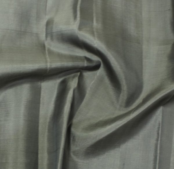 Handloom Pure Soft Silk Saree In Silver Grey