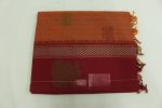 Pure Handloom Kovai Cotton Saree With Contrast Border