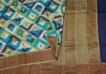Pure Tussar Silk Saree In Geometric Design