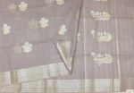 Kota Linen Saree In Pastel Purple