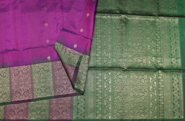 Pure Soft Silk Saree In Vibrant Purple