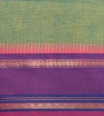 Dual Tone Green Chettinad Cotton Saree