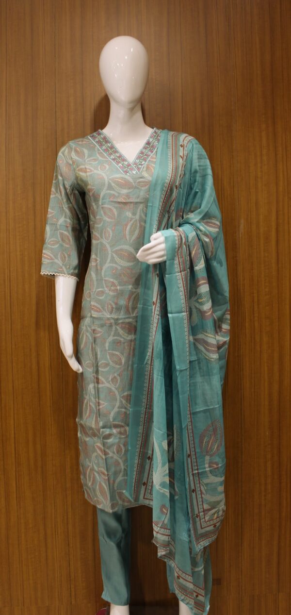 Light Teal Green Salwar Set