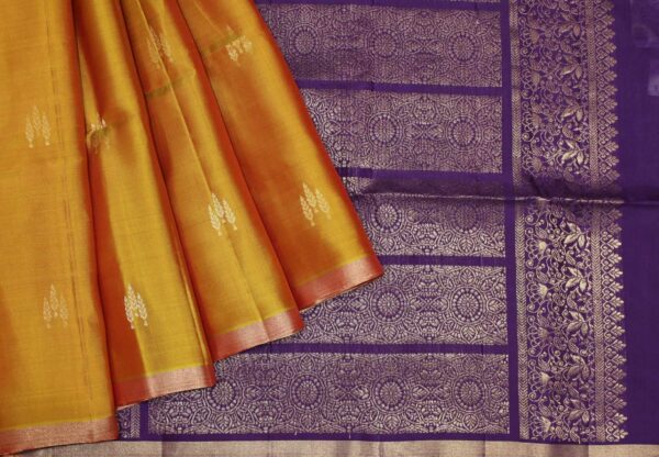 Mustard Yellow Pure Soft Silk Saree