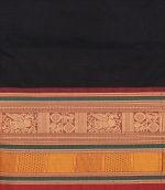 Black Kanchi Chettinad Cotton Saree
