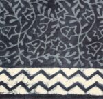 Mulmul Cotton Saree In Tealish Blue