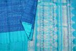Pavithram Soft Silk Saree In Fun Blue With Copper Zari
