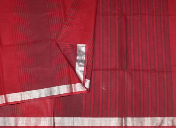 Dark Red Kovai Cotton Saree