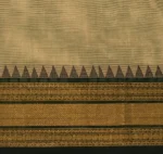 Narayanpet Saree In Sage Green With Mango Motifs
