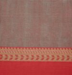 Mauve Kovai Cotton Saree Triangle Threadwork