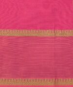 Dark Pink Kovai Cotton Saree Threadwork