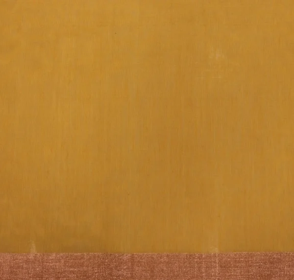 Pure Silk Cotton Saree In Peach Orange With Silver Zari