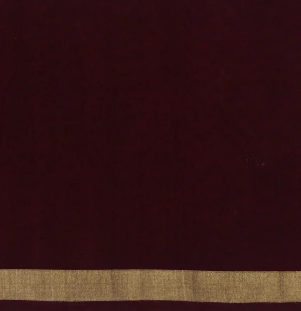 Pure Silk Cotton Saree In Marigold With Diamond Buttas