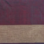 Pure Silk Cotton Saree In Maroon Shade With Floral Buttas