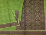 Pista Green In Embossed Kovai Cotton Saree