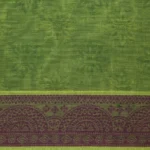 Pista Green In Embossed Kovai Cotton Saree