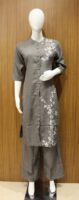 Salwar Co-ord Suit In Grey Color