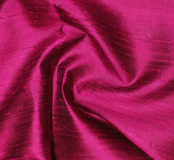 Pink Jute Silk Saree Zari Checks